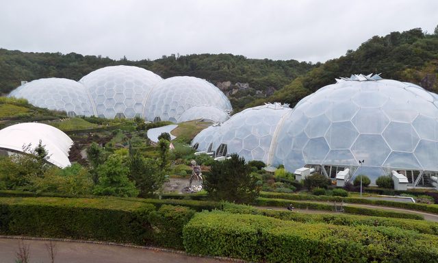 The Eden Project biomes, Cornwall