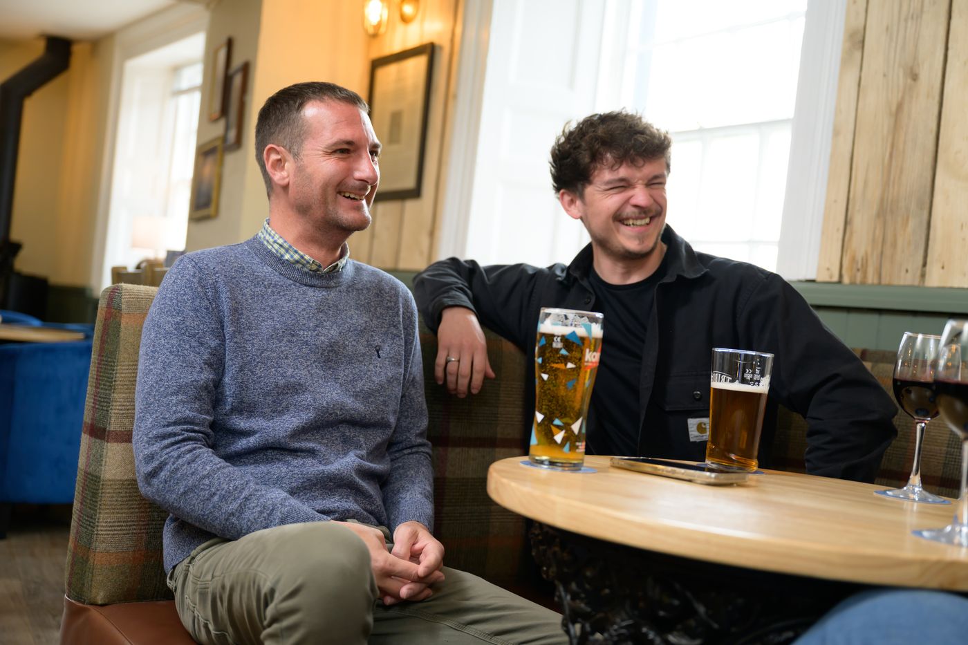 A game of cards over a pint