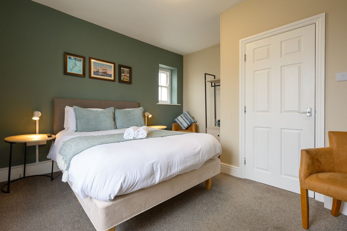 A double room at the Duke of Cornwall